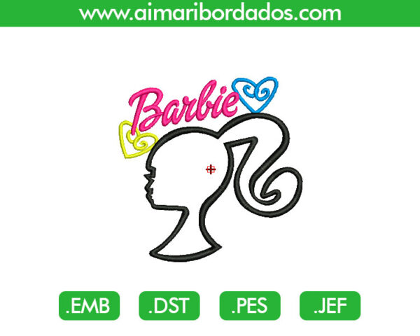 Logo Barbie para Bordado