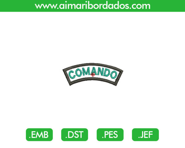 Comando Aplique para Bordado