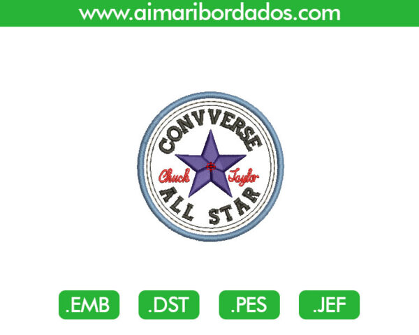 Converse Aplique para Bordado