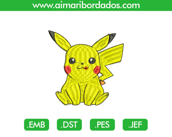 Pikachu para Bordado