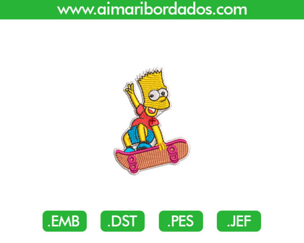 Bart Patineta para Bordado