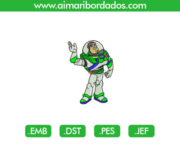 Buzz Light Year para Bordado