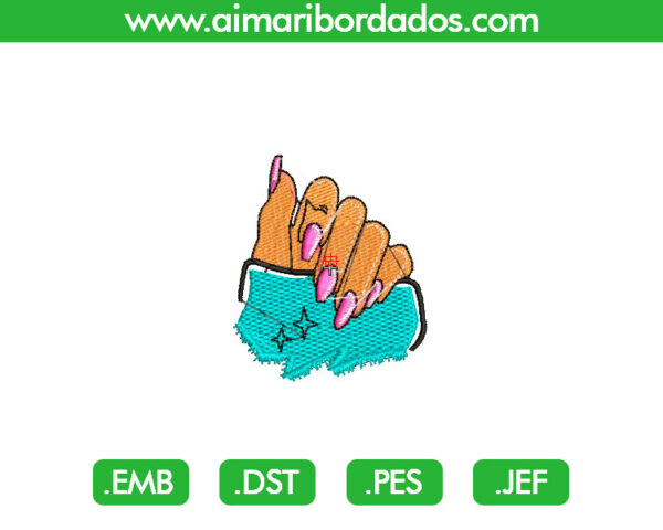 Manicure para Bordado