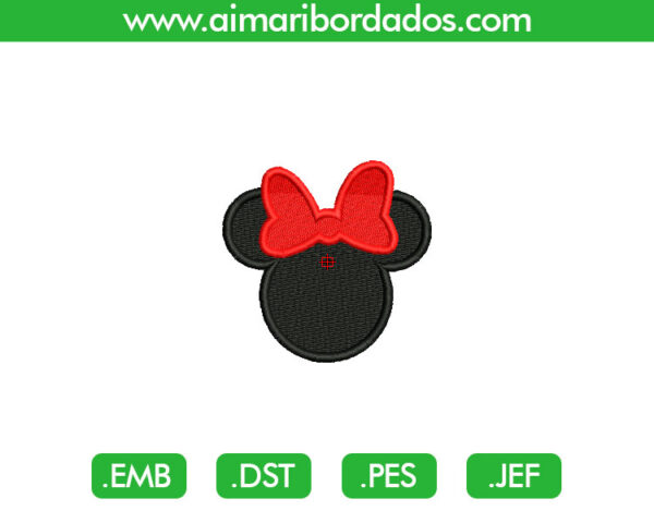Minnie Logo para Bordado