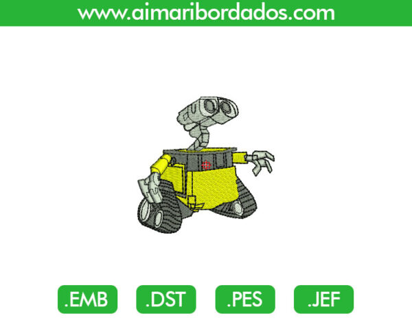Wall E para Bordado