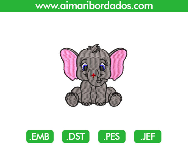 Elefante para Bordado