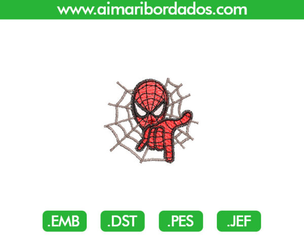 SpiderMan para Bordado