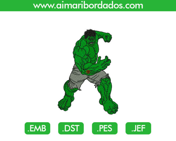 Hulk para Bordado