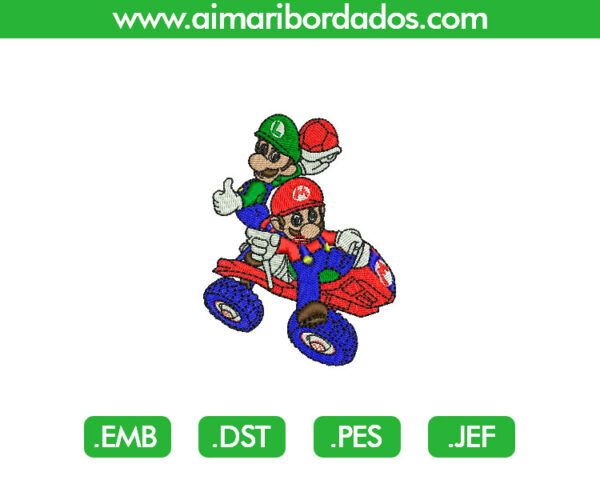 Mario Luigi para Bordado