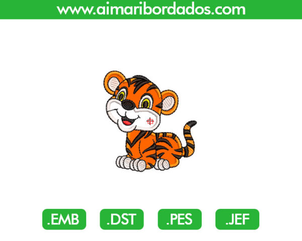 Tigre para Bordado