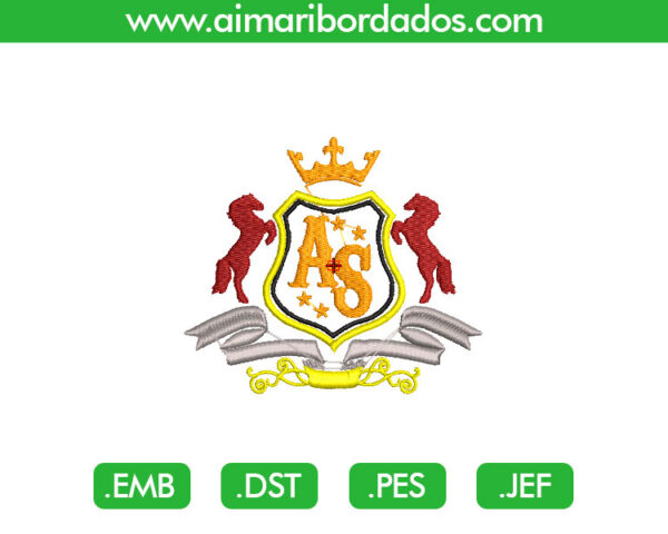 As Escudo para Bordado