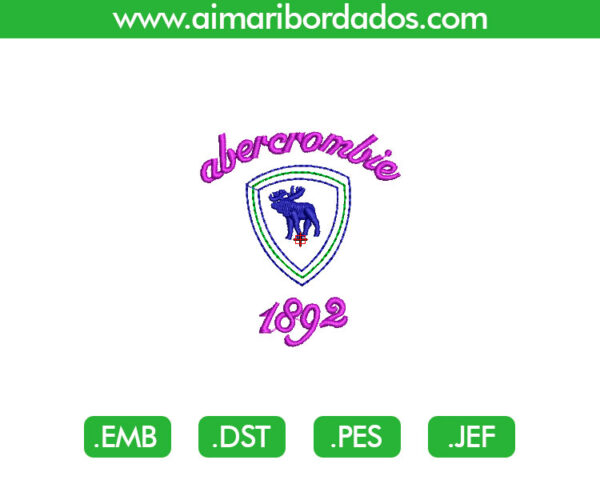 Abercrombie Logo para Bordado