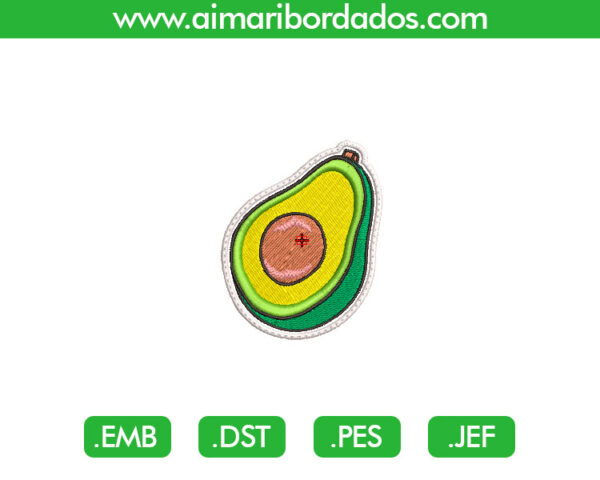 Aguacate para Bordado