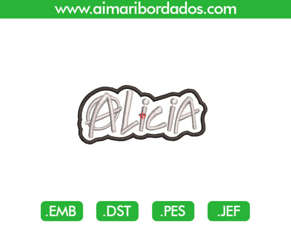 Alicia para Bordado