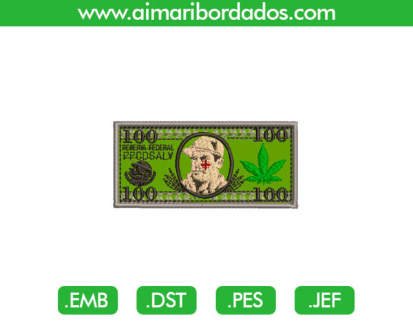 Dólar Chapo Bordado