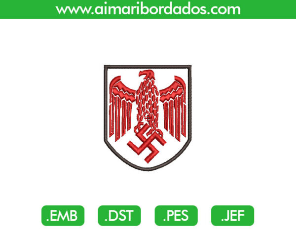 Escudo Águila Bordado