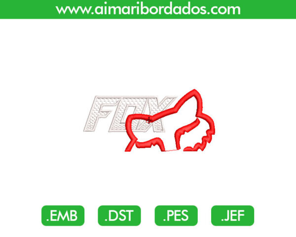 Fox Logo Bordado