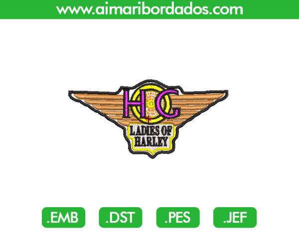 Harley Girls Bordado
