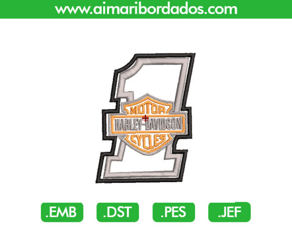 Harley Davidson Bordado