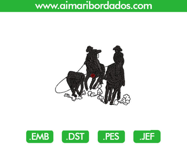 Jinetes Bordado
