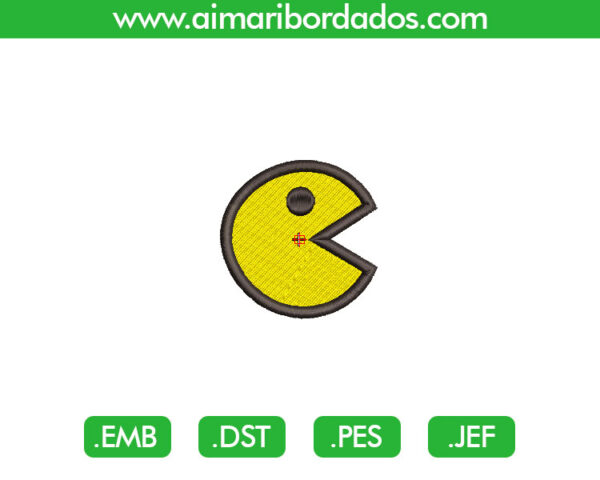 Pac Man Bordados