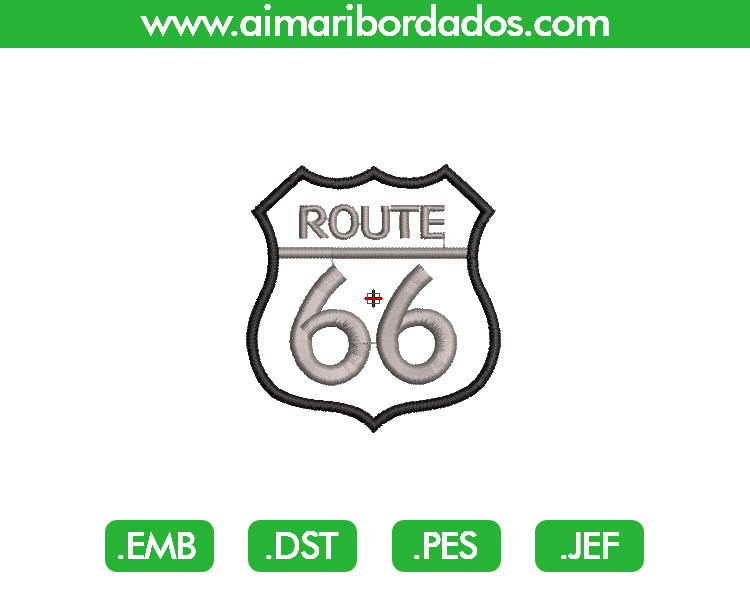 Ruta 66 Bordado