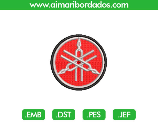 Yamaha logo Bordado