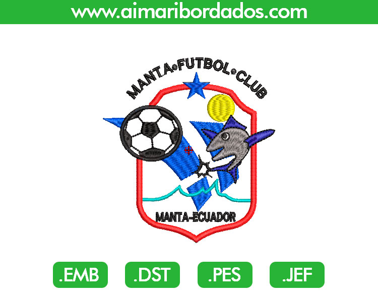 Manta FC Aplique Bordado
