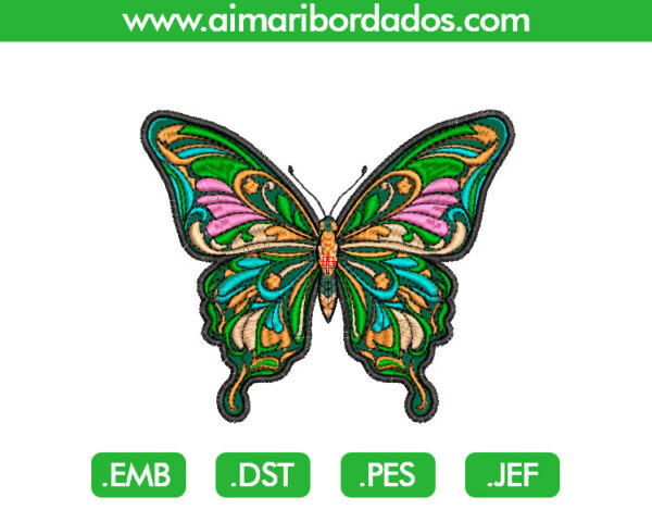 Mariposa Aplique Bordado