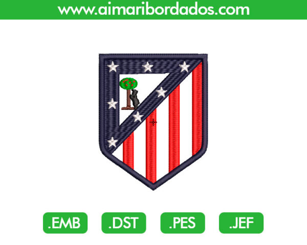 Atlético Madrid Aplique Bordado