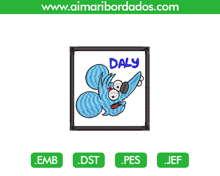 Daly Simpsons Bordado