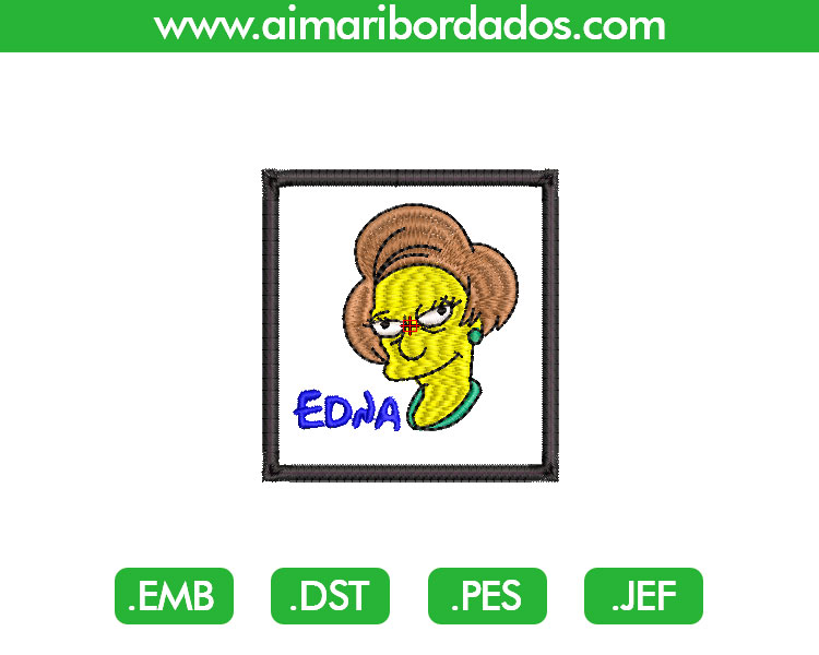 Edna Simpsons Bordado
