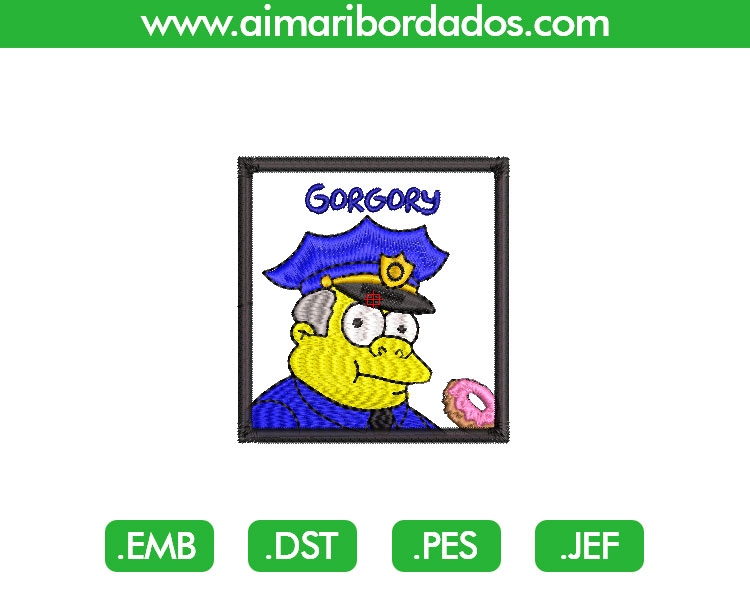 Gorgory Simpsons Bordado