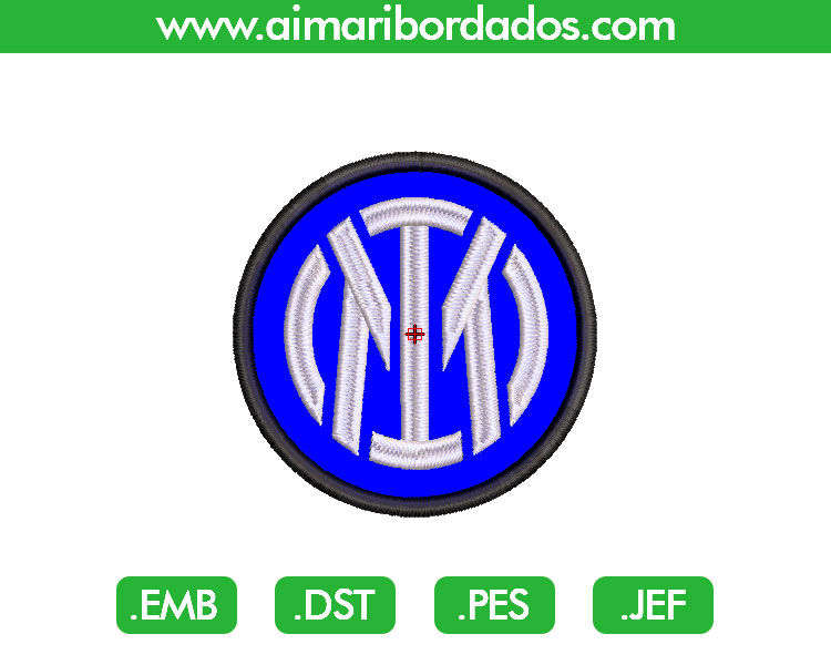 Inter de Milan Aplique Bordado