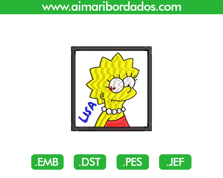 Lisa Simpsons Bordado