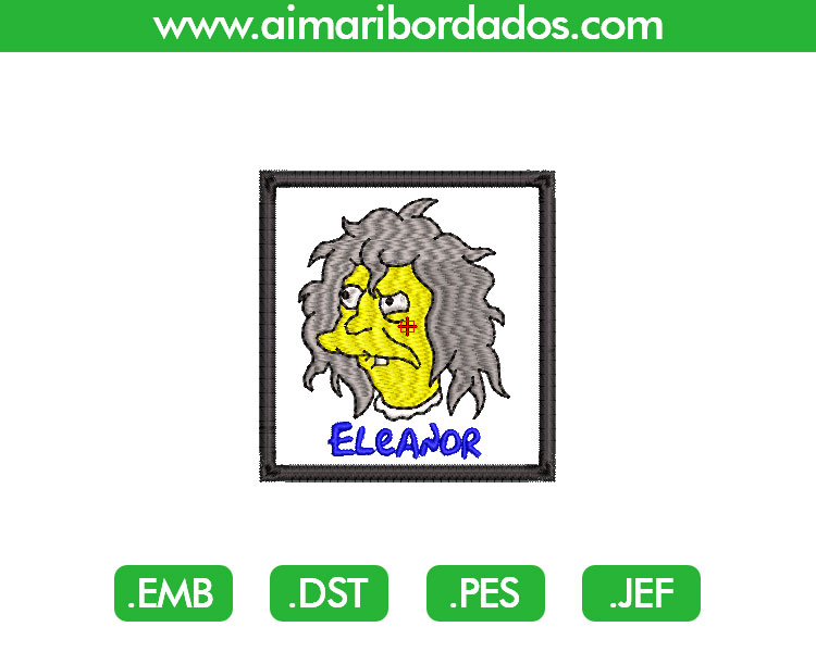 Loca Gatos Simpsons Bordado