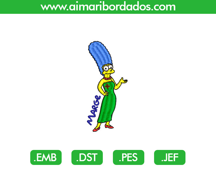 Marge Simpsons Bordados