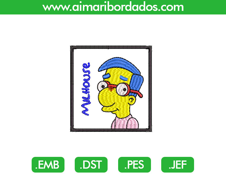 MilHouse Simpsons Bordado