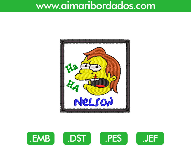 Nelson Simpsons Bordado