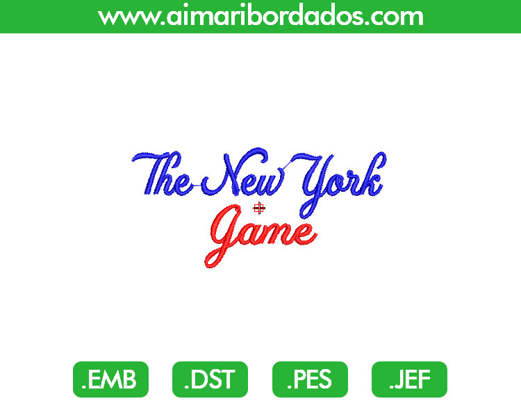 New York Game Bordado