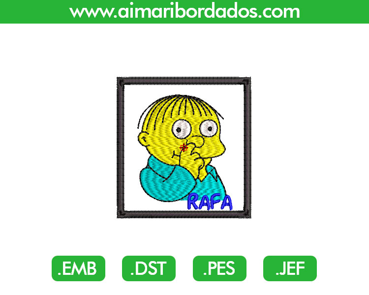 Rafa Simpsons Bordado