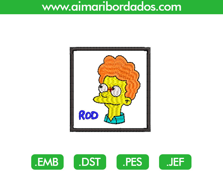 Rod Simpsons Bordado