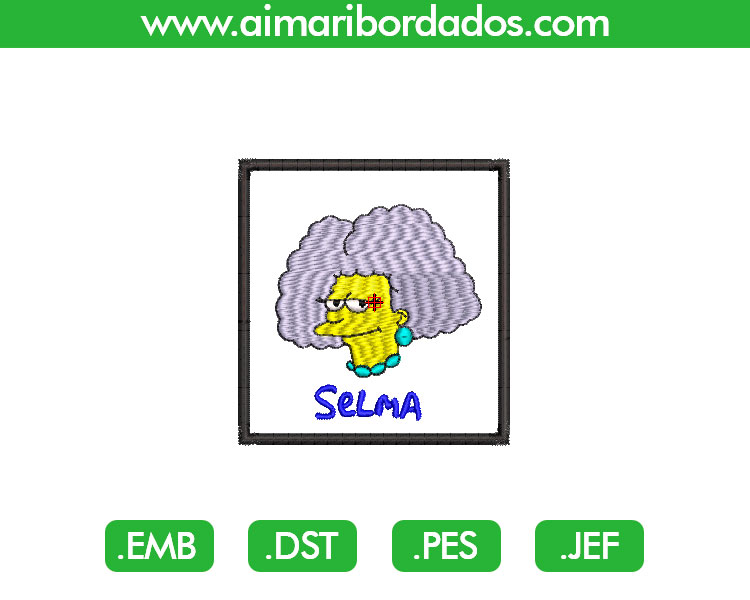 Selma Simpsons Bordado