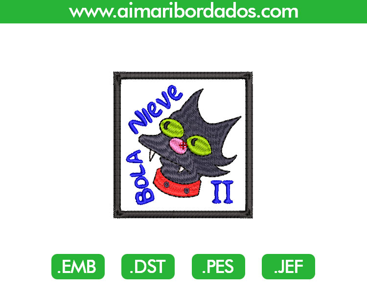 Bola Nieve II Simpsons Bordado