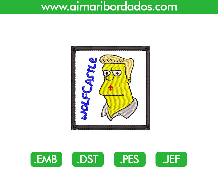 WolfCastle Simpsons Bordado