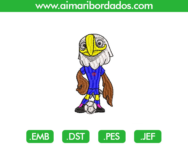 2026 Clutch EEUU Bordado