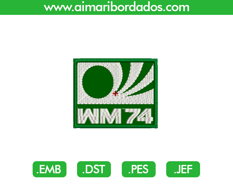 Alemania 1974 Logo Bordado