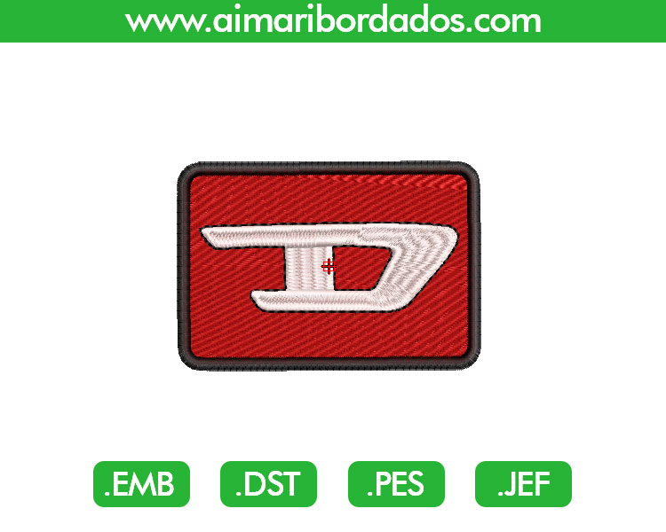 Diesel Logo Bordado