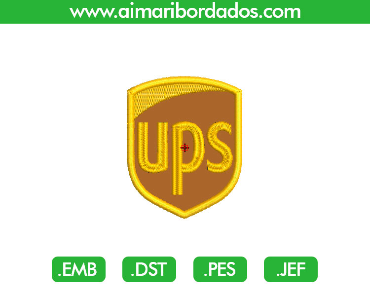 UPS Aplique Bordado